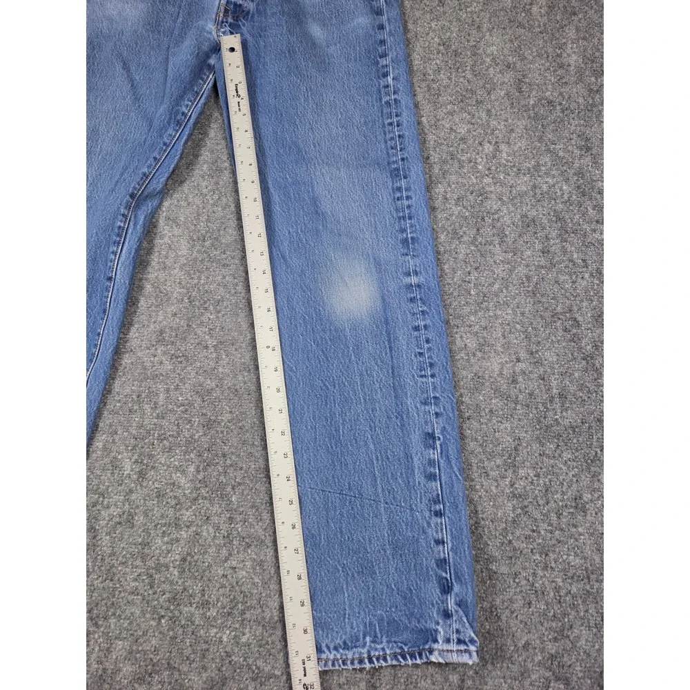 Levi's 501 Original Fit Jeans Mens 38x38 Blue Straight Leg Button Fly Denim 88/6